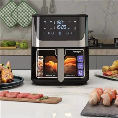 Ψηφιακή οθόνη από ανοξείδωτο ατσάλι 10L Fryer Air Deep Electric για οικιακό μαγειρικό λάδι χωρίς ηλεκτρική φριτέζα αέρα